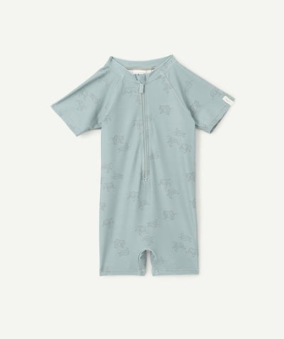 Vêtements Categories Tao - combinaison de bain manches courtes bébé garçon kaki imprimé tortues