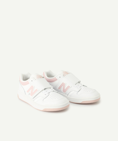 Chaussures, chaussons Categories Tao - BASKETS À LACETS 480 ENFANT ROSE ET BLANC