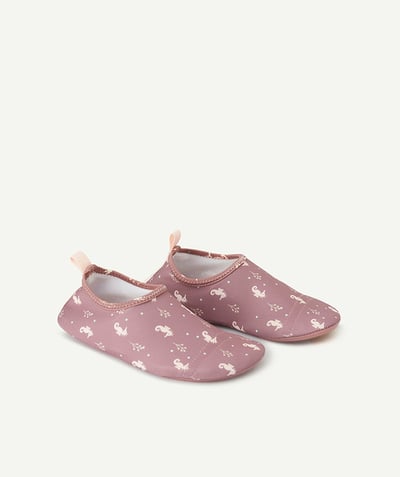 Schoenen, slofjes Tao Categorieën - paarse anti-uv strandslippers voor babymeisjes