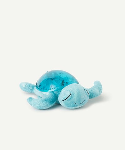 Dekoracja Kategorie TAO - niebieska muzyczna i świecąca lampka nocna żółwia z włókien pochodzących z recyklingu