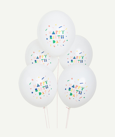 ANNIVERSAIRETAO Tao Categories - 5 printed birthday balloons