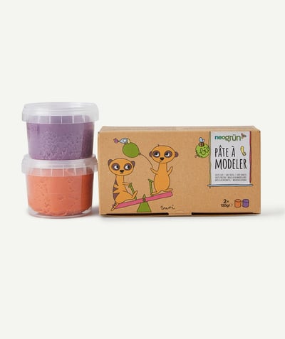 Boy Nouvelle Arbo   C - ORANGE AND PURPLE MODELLING CLAY FOR CHILDREN