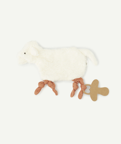 Soft toy Tao Categories - ORGANIC COTTON SHEEP CUDDLY TOY FOR BABIES