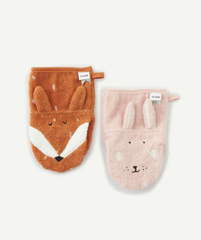 TRIXIE ® Tao Categories - SET OF 2 BABY'S ANIMAL BATH MITTS