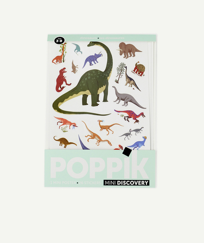 Girl Tao Categories - DINOSAUR MINI POSTER WITH 26 STICKERS
