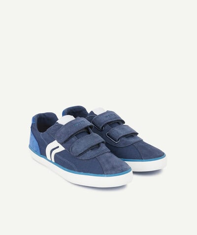 Boy Nouvelle Arbo   C - BLUE TRAINERS IN SUEDE AND CANVAS
