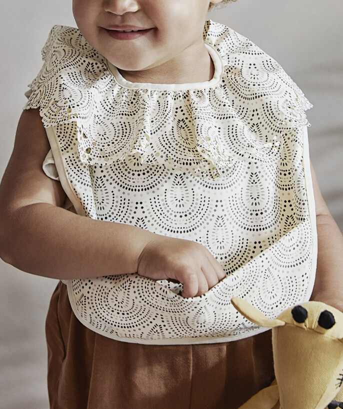 ELODIE DETAILS ® Tao Categories - WAXED BIB WITH A COLLAR 6 MONTHS+