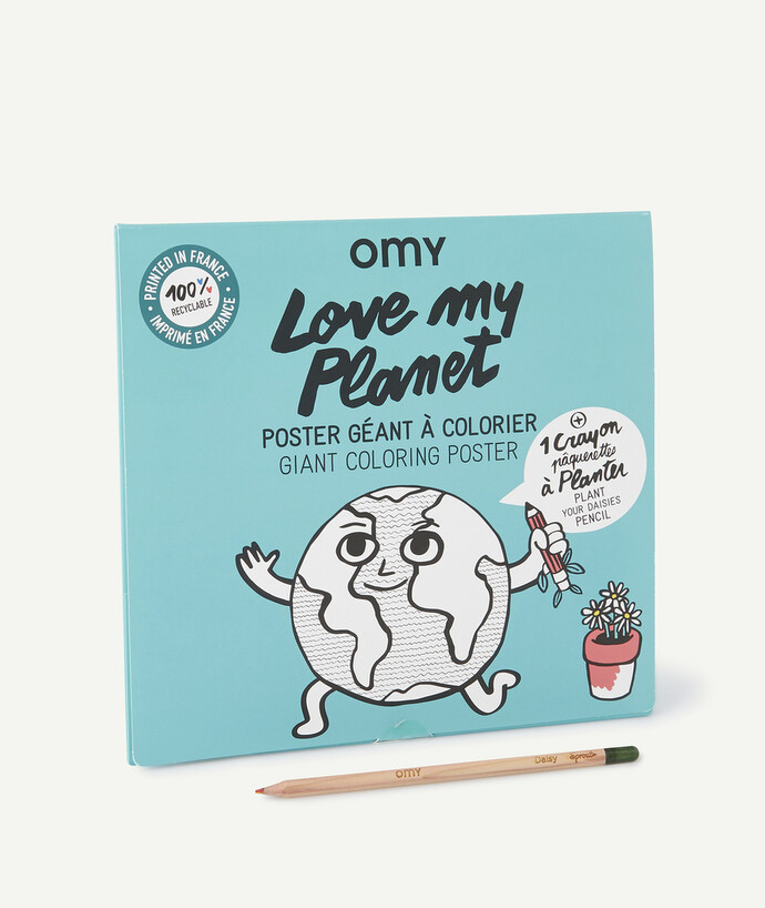 OMY ® Tao Categories - XXL POSTER WITH A PENCIL TO PLANT