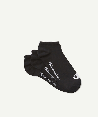 CHAMPION ® Nouvelle Arbo   C - THREE PAIRS OF BLACK AND WHITE SOCKETTES
