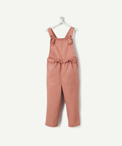 Outlet Tao Categories - EVOLVING OLD ROSE DUNGAREES IN COTTON/HEMP