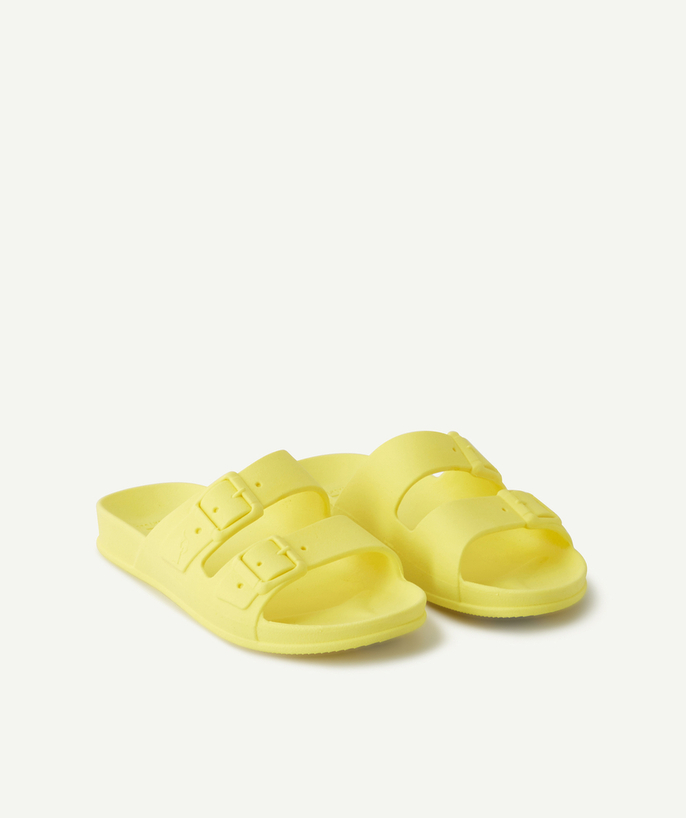 CACATOES ® Tao Categories - - FLUORESCENT YELLOW SCENTED SANDALS FOR CHILDREN
