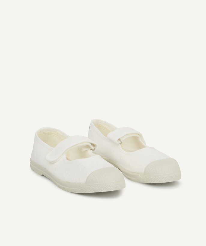 Marques Categories Tao - BALLERINES BLANCHES EN TOILE FILLE