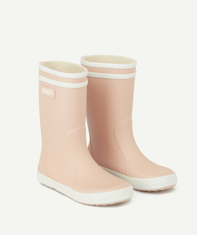 Boots Nouvelle Arbo   C - GIRLS' MARSHMALLOW PINK LOLLYPOP 2 RUBBER BOOTS