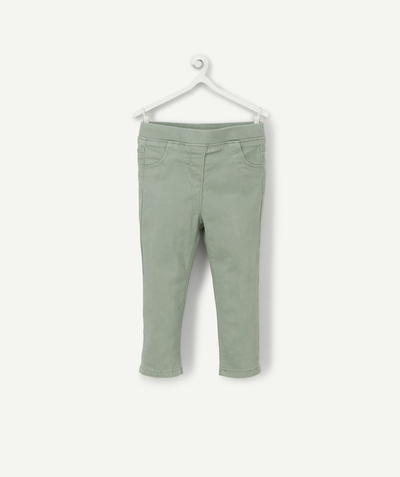 Trousers Nouvelle Arbo   C - BABY GIRLS' GREEN TREGGING TROUSERS