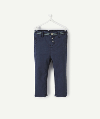 Baby boy Nouvelle Arbo   C - BABY BOYS' NAVY BLUE CHINO TROUSERS