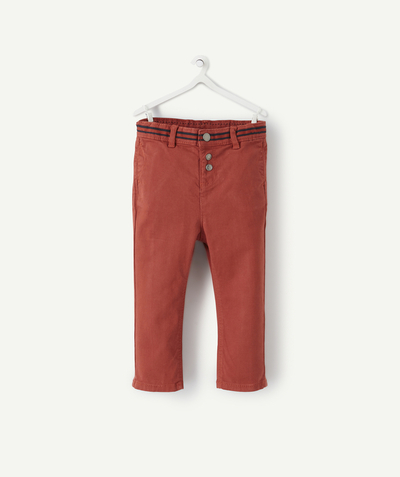 Baby boy Nouvelle Arbo   C - BABY BOYS' RED CHINO TROUSERS