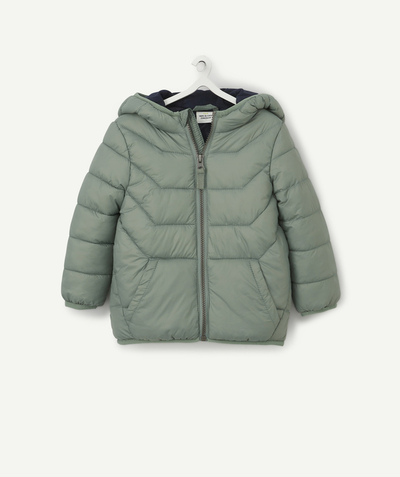 Clothing Nouvelle Arbo   C - BABIES' GREEN QUILTED PADDED JACKET IN RECYCLED PADDING