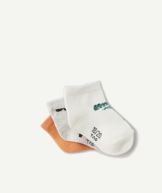 Accessories Tao Categories - PACK OF THREE PAIRS OF PLAIN AND PRINTED SOCKS