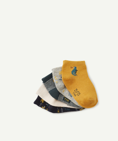 New collection Nouvelle Arbo   C - PACK OF FIVE PAIRS OF SOCKS WITH PATTERNS