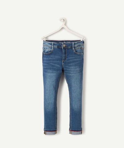 Jeans Nouvelle Arbo   C - LOUIS SKINNY CRUMPLE-EFFECT RECYCLED FIBRE TAILLE + JEANS