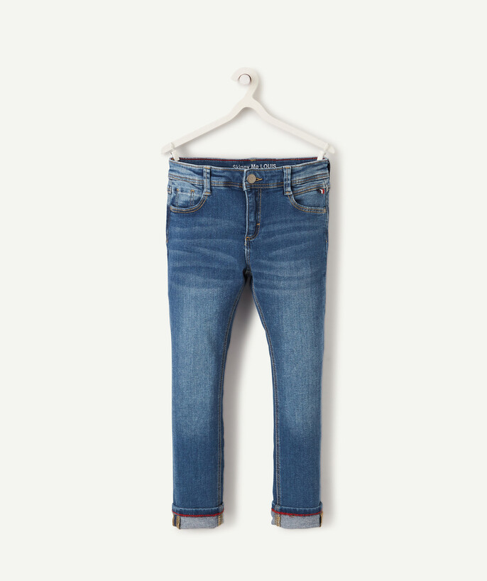 Jeans Tao Categories - LOUIS SKINNY CRUMPLE-EFFECT RECYCLED FIBRE TAILLE + JEANS