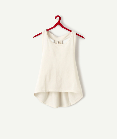 T-shirt - Shirt Nouvelle Arbo   C - SPORTS TANK TOP IN ORGANIC COTTON WITH A WORKED BACK