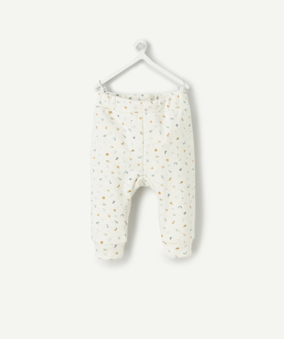 Baby girl Nouvelle Arbo   C - BABIES' TROUSERS MADE IN RECYCLED FIBRES AND FURRY FLEECE