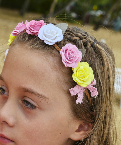 ECODESIGN Nouvelle Arbo   C - PLAITED HEADBAND WITH FLOWERS