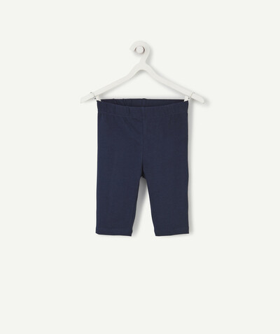Girl Tao Categories - NAVY BLUE CYCLIST SHORTS IN RECYCLED FIBERS