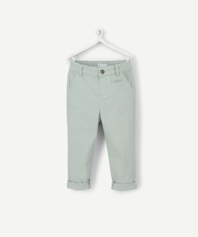 Baby boy Tao Categories - BABY BOYS' GREEN CHINO TROUSERS
