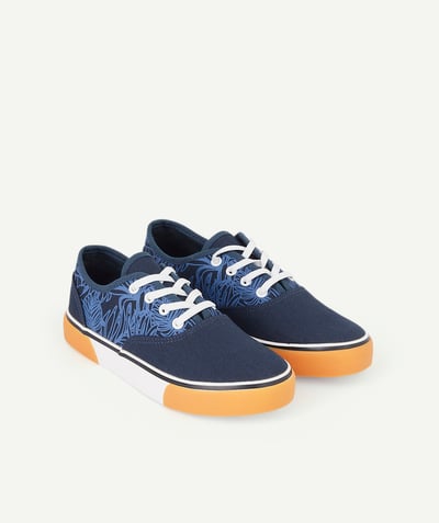 Shoes, booties Nouvelle Arbo   C - BOYS' NAVY BLUE LOW RISE TRAINERS WITH ELASTICATED LACES