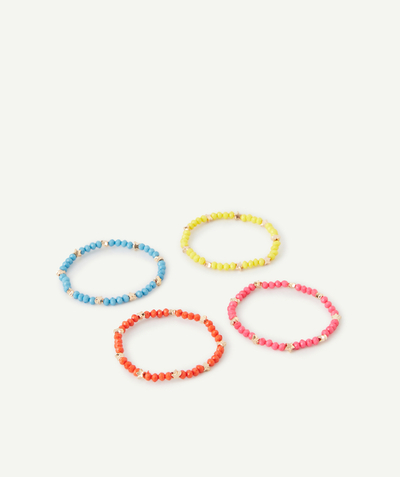 Accessories Nouvelle Arbo   C - SET OF FOUR COLOURED BRACELETS FOR GIRLS WITH BEADS AND STARS