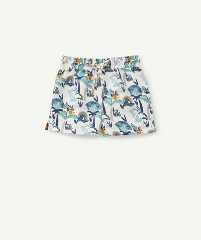 Swimwear Tao Categories - BABY BOYS' PRINTED SWIM SHORTS MADE IN RECYCLED FIBRES