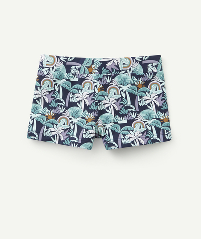 Swimwear Tao Categories - BABY BOYS' PRINTED SWIMMING TUNKS IN RECYCLED FIBRES
