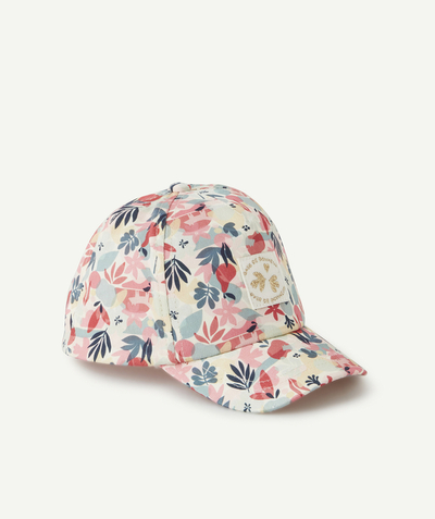Hats - Caps Nouvelle Arbo   C - BABY GIRLS' CAP IN COTTON AND PRINTED WITH PATTERNS