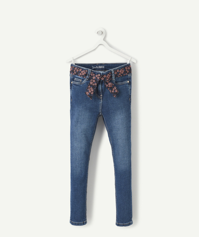 Jeans Categories Tao - LOUISE LE JEAN SKINNY EN DENIM AVEC CEINTURE FILLE ET TAILLE +