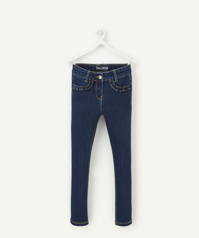 Jeans Tao Categories - GIRLS'  LOUISE SKINNY LESS WATER RAW DENIM JEANS