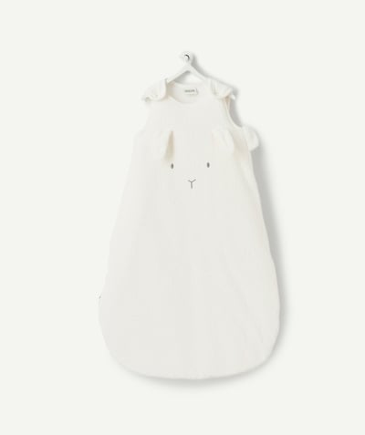 All accessories Nouvelle Arbo   C - CREAM RABBIT BABY SLEEPING BAG IN RECYCLED FIBERS FOR NEWBORN BABIES