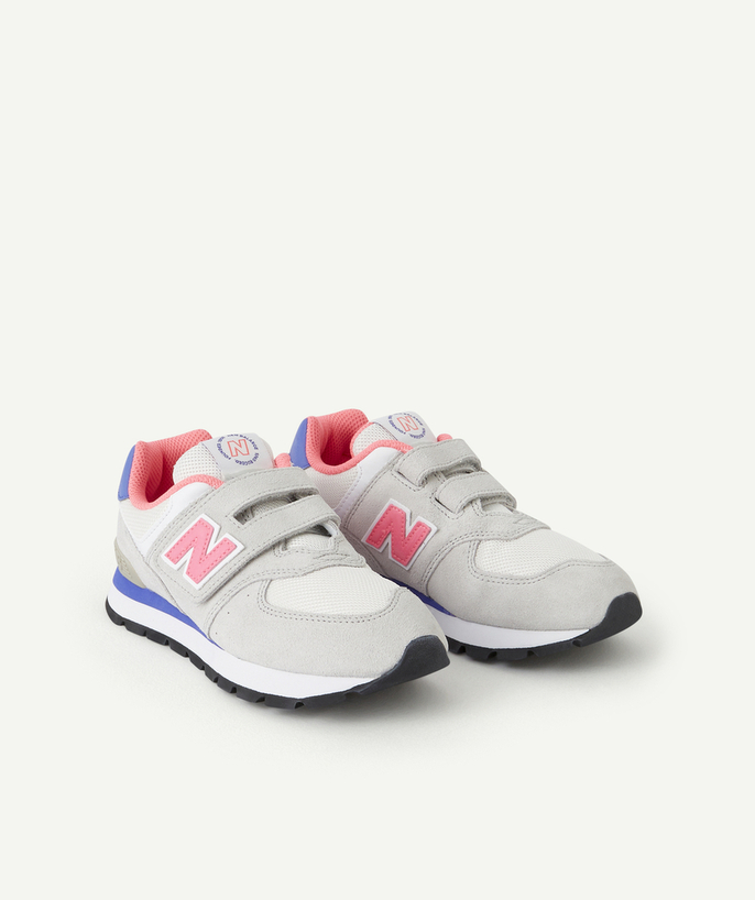 NEW BALANCE ® Tao Categories - 574 GREY, PINK AND BLUE TRAINERS