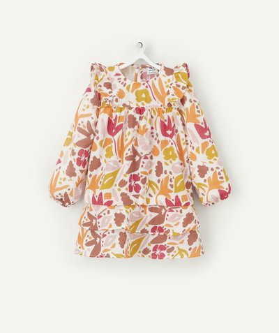 Outlet Tao Categories - EVOLVING 4-IN-1 COTTON GAUZE DRESS WITH A MULTICOLOUR PRINT