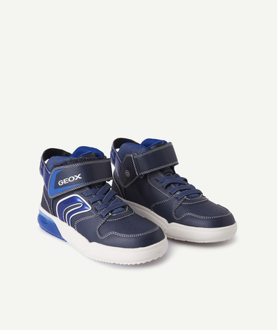 Shoes, booties Nouvelle Arbo   C - BOYS' BRIGHT BLUE HIGH-TOP TRAINERS