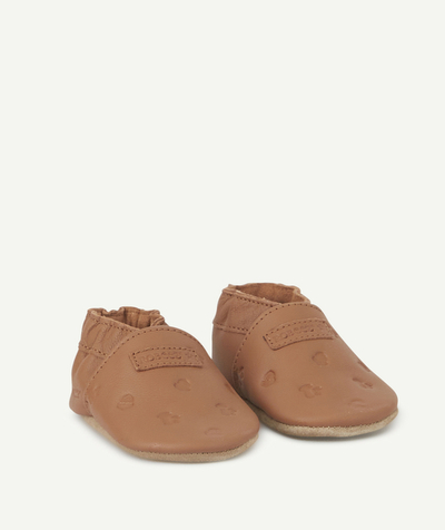 Baby boy Nouvelle Arbo   C - BROWN LEATHER BABY BOOTIES