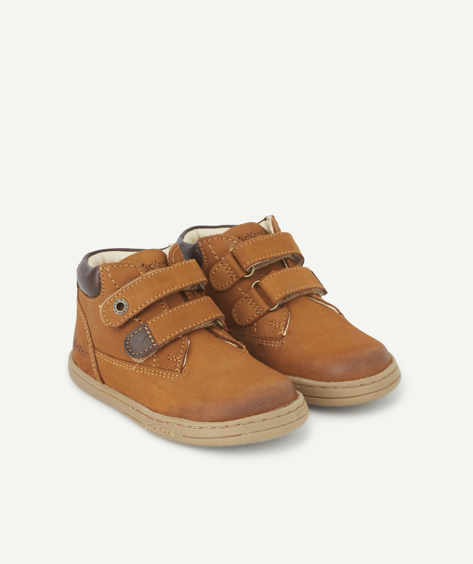 Back to school collection Tao Categories - BABIES' CAMEL SCRATCH-FASTENED BOOTIES