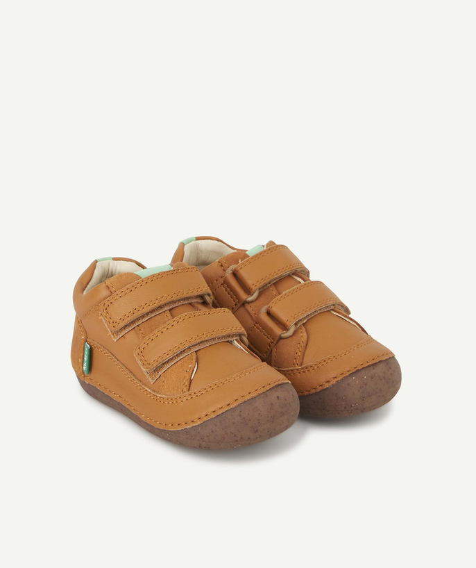 Back to school collection Tao Categories - BABIES' CAMEL SOSTANKRO FIRST STEPS LEATHER BOOTS