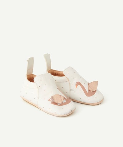 Private sales Tao Categories - WHITE LEATHER BOOTIES  PRINTED WITH SWANS