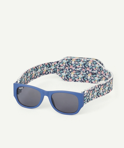 Outlet Tao Categories - BLUE UV3 SUNGLASSES WITH A FLORAL NEOPRENE CORD