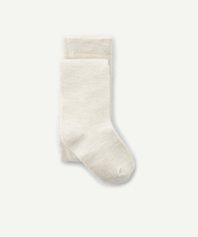 Socks - Tights Nouvelle Arbo   C - CREAM KNITTED TIGHTS