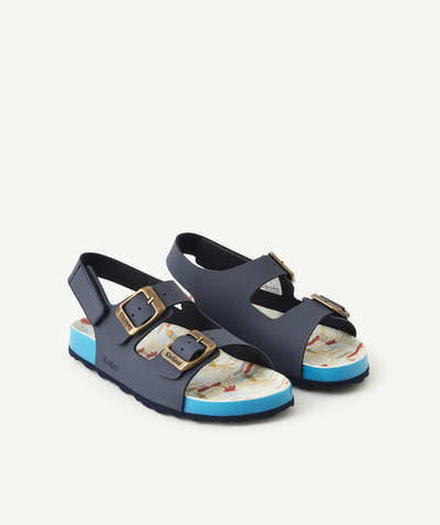 Sandals - moccasins Tao Categories - BOYS' SUNYVA NAVY BLUE SURF SANDALS