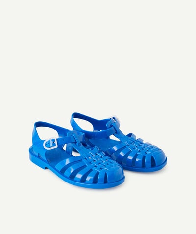 Sandals - moccasins Tao Categories - BOYS' MÉDUSE SUN BLUE JELLY SANDALS