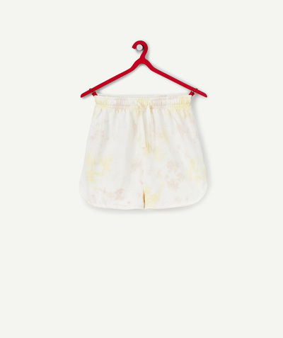 Shorts - Skirt Nouvelle Arbo   C - GIRLS' PRINTED TIE AND DYE SHORTS IN RECYCLED FIBERS